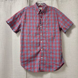 J. Crew Men’s Button-down Short Sleeve
Shirt Size Medium Casual, Preppy